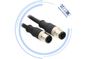 Industrial Ethernet M12 D-Coded Molded Cable 100 Mbps