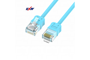 Ethernet Cable RJ45 Cat 6 Slim Network Cable Cat6 UTP 1m Cat6 Utp Patch Cable 3.5mm Slim Patch Cords For High-density Cabling