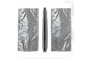 Removable Exhaust Pipe Insulation Blanket for Bus, High Temperature Fireproof Thermal Wrap with Aluminum Foil Outer Layer