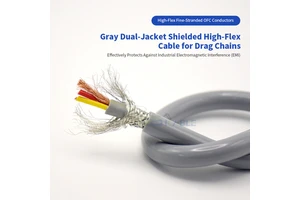 Oil Resistant Towing Cable 4/5/6 Core Oil Resistant High Flexibility Cable Acid and Alkali Resistant Mobile Towing Cable