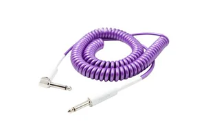 Electric Instrument Cable Guitar Straight to Straight Guitar Audio Instruments Cable Spring Curl Wire Coiled Shielded Pvc