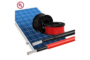JZD UL4703 6AWG 10AWG Solar Panel Cable Photovoltaic Wires Tinned Copper Dc Cable for Solar 600V/1000V/1500V XLPE Solar Kabel