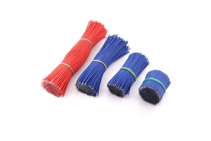 1007 Electronic Wire Wire Harness Connection Wire 26/24/22/20AWG Double Head Tin Plated 5/10/15/20/30CM