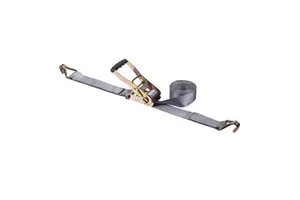 2 Inch Heavy Duty Ratchet Tie Down Straps 5T Break Strength Double J Hooks For Truck Trailer