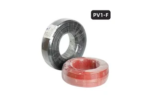 Low Smoke Halogen Free Solar Cable -40℃~90℃ 2.5-16mm² H1Z2Z2-K Tinned Copper Wire 25-Year Service Life for 10KW PV System