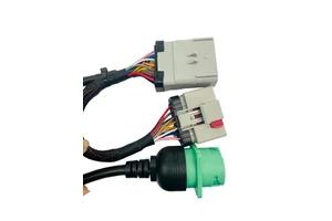Linkyou RP1226 Automotive J1939 Extension Splitter Y Cable Male Female PVC Insulation Copper Conductor 12V Wiring Harness