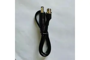 SPT-1 18Awg 300V 105C DC 5521 Core Braided Wire Harness Power Cable Assembly Hex Nut 350mm Electronic Applications