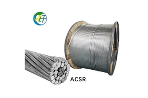 ACSR Wire Conductor Dog 100mm2 14 Core 35.7KN Aluminium Conductor Overhead Power Transmission Cable BS215/2 Standard ACSR Wire