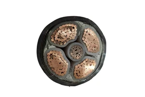 PVC Sheath Copper Conductor Low Voltage Hard Power Cable XLPE Insulation Power Cable Construction Electric Supply Electric Wire