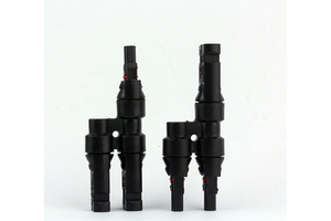 Waterproof 2 to 1 Solar PV Power MC T3 Branch Male Female Connector for Parallel Connection Between Cable Panneau Solaire