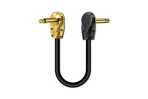 Flat Single-block Electric Guitar Effect Pedal 6.35 Audio Cable for Connecting Acoustic Instruments
