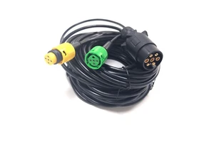 7 Way Trailer Wire Harness Cable Trunk Cables Electric Cable 2 X 5 Way Plug