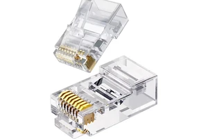 UTP Cat6 Cat7 8P8C Modular Plug Wire Hole 1.0 Crystal Header Rj45 Keystone Ethernet Network Port RJ45 Connector for Commscope