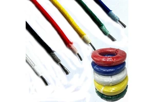 UL 3122 18AWG/20AWG High Temperature Resistant Silicone Fiberglass Braided Copper Wire Cable