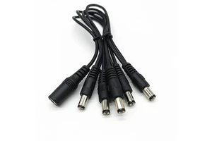9V 1A 12V DC5521 Female to 3/4/5/6/7/8/9Male sound effect power cord, guitar cable topology line