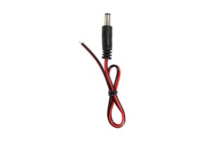 DC5521 5.5*2.1mm Red-Black Parallel Wire, Male Connector 0.3M ,18AWG for Electronic Scale