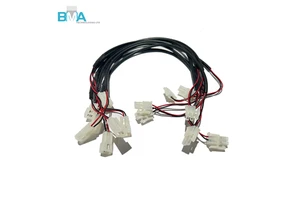 4.20mm Pitch 2Pin Male-Female Wire Harness 407MM/1.34ft UL2464 22AWG for Industrial Equipment Internal Wiring