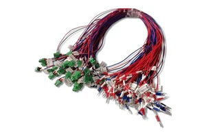 Wholesale OEM 24V Copper Wiring Harness Industrial & Auto Cable Assembly with Rubber Terminal for Power Supply