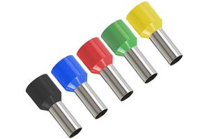 4AWG Gauge Bootlace Ferrule Connectors Cable End Terminal Insulated Ferrule Copper Tube Terminals