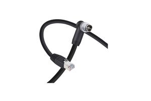 RJ-45-To-M12-8P X-Coded Male Right Angle Type Industrial Camera Cable For Industrial Environments Secure Connection
