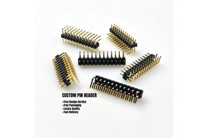Headers Wire Housings 2.54mm Right Angle Pin Header Male Gold Plated Wire To Board Connector Jumper Cable 90 Degree RoHS