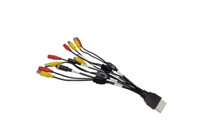 4 Channel MDVR Harness Cable BNC Video RCA Audio DC Power Cable for Car Truck Bus CCTV DVR Vehicle Wiring Harness Connector