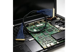 20454-020T-01 20Pin Ultra Thin Micro Coaxial Cable EMI Shielded Laptop Notebook LCD EDP Screen Signal Wire Harness