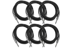 6.35mm TRS Cable 1/4 Inch Male Audio Jack Plug Guitar Cable