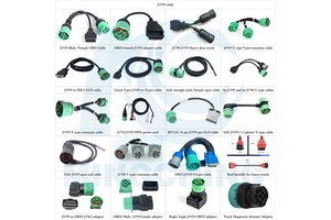 Premium Custom J1939 OBD Cable Assemblies PVC Rubber Insulation Connector Harness For Automotive Industrial Applications