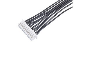 Custom Length 1.25 Pitch 10 Pin Pluggable Terminal Blocks Wire Harness Assembly 125V AC/DC 1A