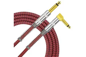 Professional Quality Electric Guitar Cord Factory Price Audio Braid Wire Noise Reduction Guitar Electricity Guitar Cable