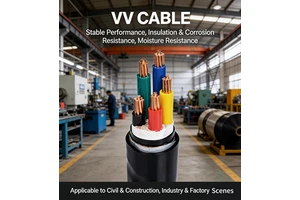 HongDa Copper Core PVC Insulated PE Sheathed VV Power Cable 0.6/1kV 6mm for Building Construction & Industrial Use