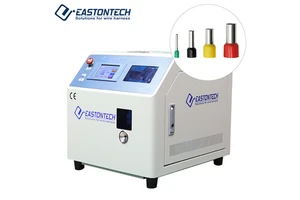 FACTORY Semi-Automatic Cable Assembly Machine Pre-insulated Terminal Crimper with Stripping & Twisting for 0.3-6 Sqmm Wire