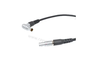3pin Connector 90 Degree Adaptor Connector With Cable Assembly Rs232 D-tap Usb Rg58 Rg59