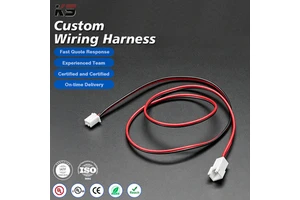 Custom Jst Ph Xh Connector Wire Harness Cable Assembly Electronic Wiring 0.8 To 2.54Mm Pitch 1 To 40 Pin Molex Dupont Sur