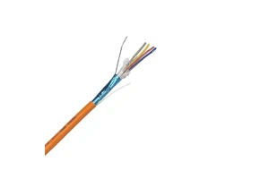 HOTION Premium CAT 3 4-Core 0.8mm Solid LSZH Red Jacket Control Alarm Cable for Local Communication