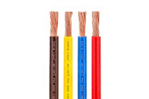 FLRY-B German Standard Automotive Wire 50V Flame Retardant Thin Wall PVC Insulated Stranded Copper Car Harness Cable 0.35~6mm2