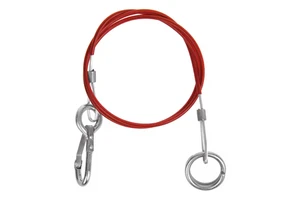 New RC Brand Roll Safety Breakaway Cable (Iron+PVC Coated) 1m/1.5m for Trailers Caravans-Durable Retrofit/Upgrade Part 1 Year