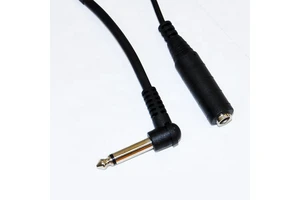 OEM ODM 1/4'' 6.35mm Mono Jack Male to Female Extension Guitar Cable Microphone Cable