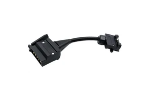 12V Trailer Socket Plug - Black Trailer Socket Plug Connector 7-Pins to 12-Pins Caravan Connecting Adapter Accessories Cable