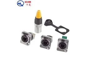 Waterproof signal Connector RJ45 Directly Through Network Adapter Outdoor Display Connector RJ45