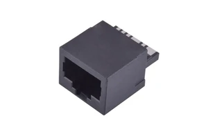 RJ45 Connector 8P8C Short Circuit Bonding Wire Type Female All Plastic RJ45 Jack