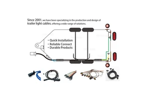 Trailer Wire Harness Trailer OEM Customized Wiring Harness Trailer Light Wiring Harness
