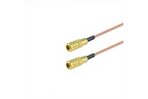 Wayiii RF Coaxial Cable Assembly RG316 50 Ohms Silver Coated Copper Conductor Spiral Shielded Abrasion Resistant Weather SMB