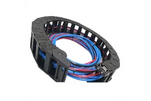 Flexible Tank Chain Cable Carrier with Torsion-Resistant Wires Reliable Wiring Solution for Automation Equipment
