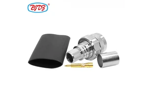 Factory N Type Male Plug Crimp Solderless Non-welding Non-solder for Cable RG213 LMR400 LMR-400 RG8 RG-8 EZ RF Coaxial Connector