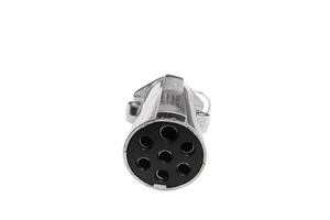 24V Trailer Connector ISO 1185 7 Pin ABS Trailer Plug With Metal Cable Holder