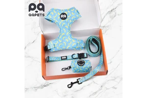 2025 New Custom Luxury Pet Dog Harness Set Manufacturers Adjustable Personalized Logo No Pull Dog Harness Collar Leash For Dogs
