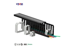 Customizable Low Smoke Halogen-free Wire Trough For, Electrical and Weak Current Engineering, PLC Communication, Flexible Wiring