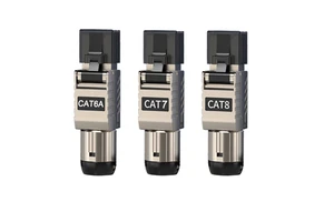 CAT8 RJ45 Connector Cat8 Toolless Male Connector CAT8 Tool Free Plug